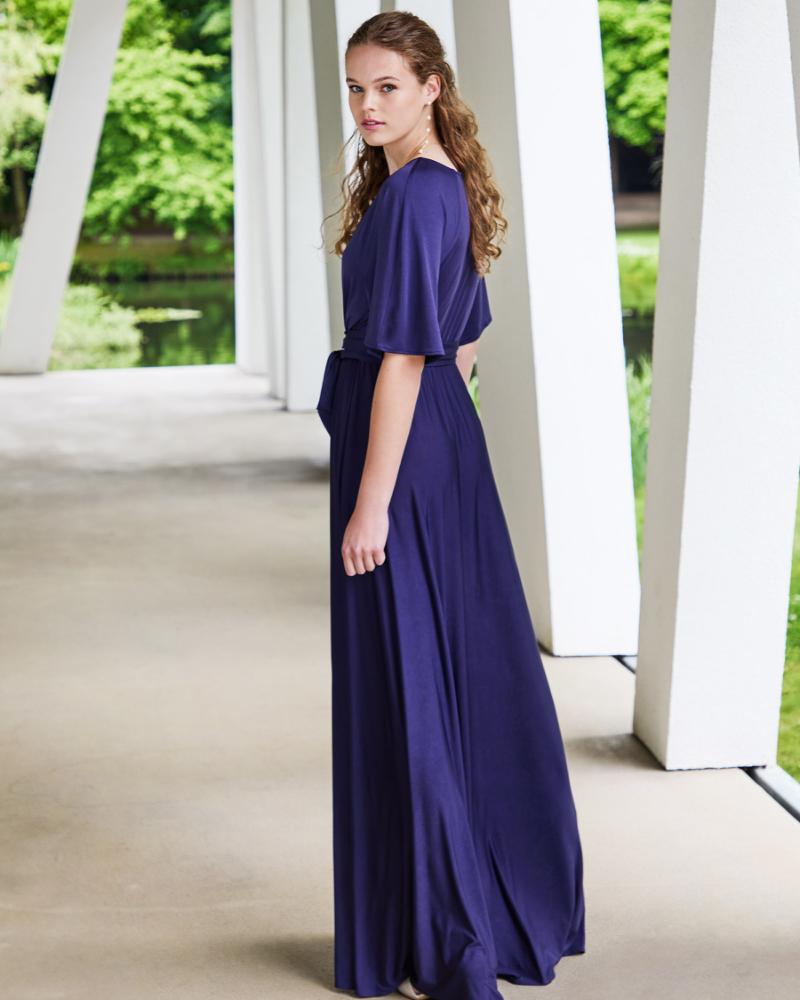 blue purple bridesmaid dresses Strapless Royal Bridesmaids romantic look thats ideal for weddings and formal occasions Purple Ombre Bridesmaid Dresses